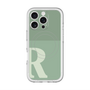 スリムプロテクションプレミアムケース with MagSafe［ オリジナル - initial two tone - R green ］