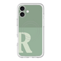 スリムプロテクションプレミアムケース with MagSafe［ オリジナル - initial two tone - R green ］