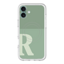 スリムプロテクションプレミアムケース with MagSafe［ オリジナル - initial two tone - R green ］