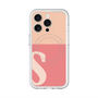 スリムプロテクションプレミアムケース with MagSafe［ オリジナル - initial two tone - S pink ］
