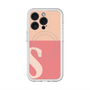 スリムプロテクションプレミアムケース with MagSafe［ オリジナル - initial two tone - S pink ］