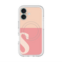 スリムプロテクションプレミアムケース with MagSafe［ オリジナル - initial two tone - S pink ］