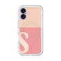 スリムプロテクションプレミアムケース with MagSafe［ オリジナル - initial two tone - S pink ］