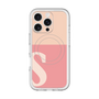 スリムプロテクションプレミアムケース with MagSafe［ オリジナル - initial two tone - S pink ］