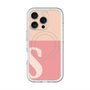 スリムプロテクションプレミアムケース with MagSafe［ オリジナル - initial two tone - S pink ］