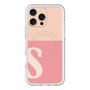 スリムプロテクションプレミアムケース with MagSafe［ オリジナル - initial two tone - S pink ］