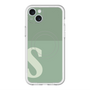 スリムプロテクションプレミアムケース with MagSafe［ オリジナル - initial two tone - S green ］