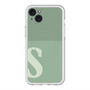 スリムプロテクションプレミアムケース with MagSafe［ オリジナル - initial two tone - S green ］