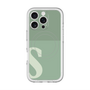 スリムプロテクションプレミアムケース with MagSafe［ オリジナル - initial two tone - S green ］