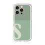 スリムプロテクションプレミアムケース with MagSafe［ オリジナル - initial two tone - S green ］