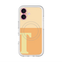 スリムプロテクションプレミアムケース with MagSafe［ オリジナル - initial two tone - T orange ］