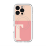 スリムプロテクションプレミアムケース with MagSafe［ オリジナル - initial two tone - T pink ］