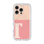スリムプロテクションプレミアムケース with MagSafe［ オリジナル - initial two tone - T pink ］