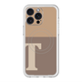 スリムプロテクションプレミアムケース with MagSafe［ オリジナル - initial two tone - T brown ］