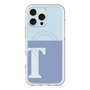 スリムプロテクションプレミアムケース with MagSafe［ オリジナル - initial two tone - T blue ］