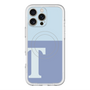 スリムプロテクションプレミアムケース with MagSafe［ オリジナル - initial two tone - T blue ］