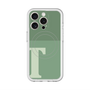 スリムプロテクションプレミアムケース with MagSafe［ オリジナル - initial two tone - T green ］