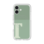 スリムプロテクションプレミアムケース with MagSafe［ オリジナル - initial two tone - T green ］