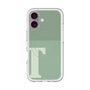 スリムプロテクションプレミアムケース with MagSafe［ オリジナル - initial two tone - T green ］