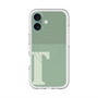 スリムプロテクションプレミアムケース with MagSafe［ オリジナル - initial two tone - T green ］