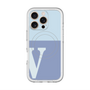 スリムプロテクションプレミアムケース with MagSafe［ オリジナル - initial two tone - V blue ］