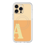 スリムプロテクションプレミアムケース with MagSafe［ オリジナル - initial two tone - A orange ］