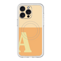 スリムプロテクションプレミアムケース with MagSafe［ オリジナル - initial two tone - A orange ］