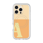 スリムプロテクションプレミアムケース with MagSafe［ オリジナル - initial two tone - A orange ］