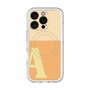 スリムプロテクションプレミアムケース with MagSafe［ オリジナル - initial two tone - A orange ］