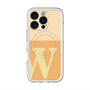 スリムプロテクションプレミアムケース with MagSafe［ オリジナル - initial two tone - W orange ］