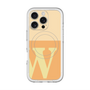 スリムプロテクションプレミアムケース with MagSafe［ オリジナル - initial two tone - W orange ］