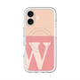 スリムプロテクションプレミアムケース with MagSafe［ オリジナル - initial two tone - W pink ］