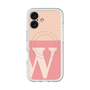 スリムプロテクションプレミアムケース with MagSafe［ オリジナル - initial two tone - W pink ］