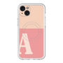 スリムプロテクションプレミアムケース with MagSafe［ オリジナル - initial two tone - A pink ］