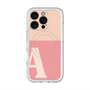 スリムプロテクションプレミアムケース with MagSafe［ オリジナル - initial two tone - A pink ］