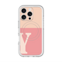 スリムプロテクションプレミアムケース with MagSafe［ オリジナル - initial two tone - Y pink ］