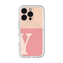 スリムプロテクションプレミアムケース with MagSafe［ オリジナル - initial two tone - Y pink ］