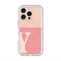 スリムプロテクションプレミアムケース with MagSafe［ オリジナル - initial two tone - Y pink ］