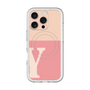 スリムプロテクションプレミアムケース with MagSafe［ オリジナル - initial two tone - Y pink ］