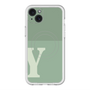 スリムプロテクションプレミアムケース with MagSafe［ オリジナル - initial two tone - Y green ］