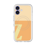 スリムプロテクションプレミアムケース with MagSafe［ オリジナル - initial two tone - Z orange ］