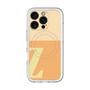 スリムプロテクションプレミアムケース with MagSafe［ オリジナル - initial two tone - Z orange ］