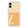 スリムプロテクションプレミアムケース with MagSafe［ オリジナル - initial two tone - Z orange ］
