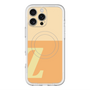 スリムプロテクションプレミアムケース with MagSafe［ オリジナル - initial two tone - Z orange ］
