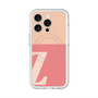 スリムプロテクションプレミアムケース with MagSafe［ オリジナル - initial two tone - Z pink ］