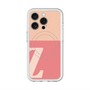 スリムプロテクションプレミアムケース with MagSafe［ オリジナル - initial two tone - Z pink ］