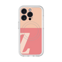 スリムプロテクションプレミアムケース with MagSafe［ オリジナル - initial two tone - Z pink ］