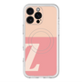 スリムプロテクションプレミアムケース with MagSafe［ オリジナル - initial two tone - Z pink ］