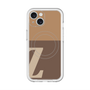 スリムプロテクションプレミアムケース with MagSafe［ オリジナル - initial two tone - Z brown ］