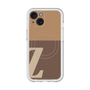 スリムプロテクションプレミアムケース with MagSafe［ オリジナル - initial two tone - Z brown ］